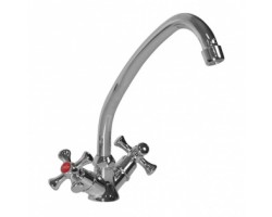 [326566] Смеситель для кухонной мойки 1/2 кер Mixline ML10-03, хром +2040 ₽