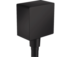 [335737] Шланговое подсоединение Hansgrohe FixFit Square, черный матовый, 26455670 +4520 ₽
