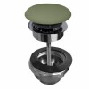 [363562] Донный клапан для раковин Kerasan Nolita 923311 Verde muschio, покрытие керамика, универсальный, зеленый +12558 ₽