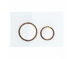 [414143] Клавиша Geberit Sigma Type 21 115.650.SI.1, металл, белый/красное золото +74403 ₽