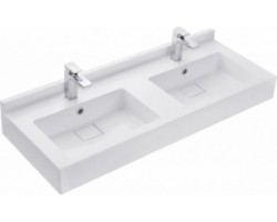 [447223] Раковина Акватон Сакура 120, 1A72433KSK010, с двумя чашами, белая +28470 ₽