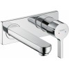 [464055] Смеситель для раковины Hansgrohe Metris S, хром глянцевый, 31162000 +34140 ₽