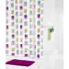 [522031] Штора для ванной комнаты Ridder Enjoy 180 x 200 см, белый/розовый, 32640 +2295 ₽
