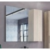 [546491] Зеркальный шкаф Comfortу Порто-90, без подсветки, дуб дымчатый, 00-00009443 +9700 ₽