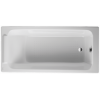 [81598] Чугунная ванна Jacob Delafon Parallel, 150 x 70 см, ножки и слив-перелив в подарок, цвет белый, E2946-00 +73720 ₽