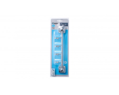 Планка 4 крючка FIXSEN Kvadro (FX-61305В-4)