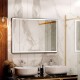Зеркало Solid Black 900x700, реверсивное крепление