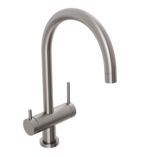 Смеситель для кухни Abelsberg Aera AWF70029BN с возможностью подключения фильтра для воды, цвет титан, PVD покрытие