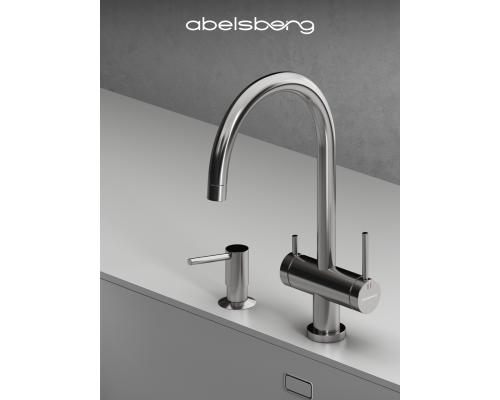 Смеситель д/кухни Abelsberg Aera AWF70029CH c фильтром д/воды, цвет глянцевый хром
