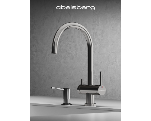 Смеситель д/кухни Abelsberg Aera AWF70029CH c фильтром д/воды, цвет глянцевый хром