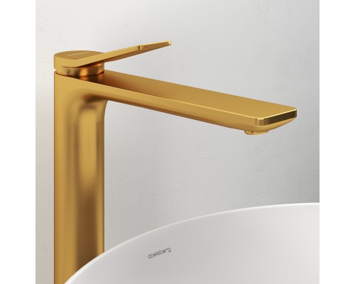 Смеситель д/раковины Abelsberg Intensa EGF23521BG высокий, королевское золото