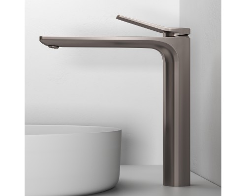 Смеситель д/раковины Abelsberg Intensa EGF23521BN высокий, титан