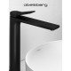 Смеситель д/раковины Abelsberg Intensa EGF23521MB высокий, вулканический черный