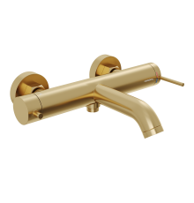 Смеситель для ванны и душа Abelsberg Fluida ERF22516BG, королевское золото