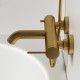Смеситель д/ванны и душа Abelsberg Fluida ERF22516BG, королевское золото