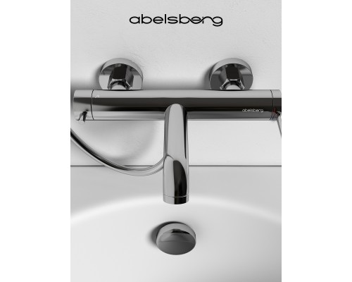 Смеситель д/ванны и душа Abelsberg Fluida ERF22516CH, глянцевый хром