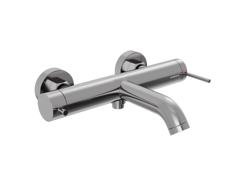 Смеситель д/ванны и душа Abelsberg Fluida ERF22516CH, глянцевый хром