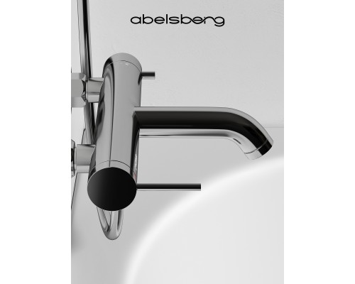 Смеситель д/ванны и душа Abelsberg Fluida ERF22516CH, глянцевый хром