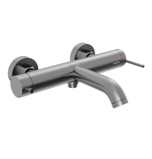 Смеситель для ванны и душа Abelsberg Fluida ERF22516GM, космическая сталь