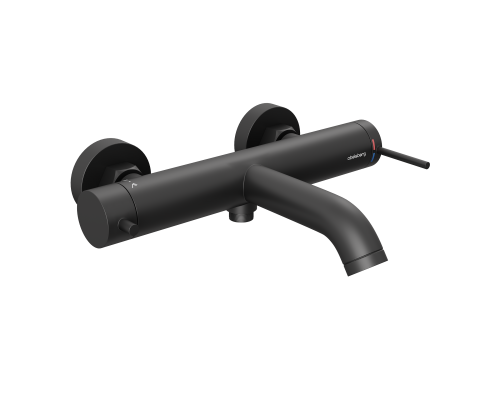 Смеситель д/ванны и душа Abelsberg Fluida ERF22516MB, вулканический черный