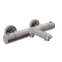 Смеситель для ванны и душа Abelsberg Perfecta INF61101BN с термостатом, титан