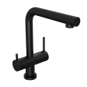 Смеситель для кухни Abelsberg Pura OTF70709MB c вытяжным изливом и возможностью подключения фильтра для воды, цвет матовый черный Смеситель для кухни Abelsberg Pura OTF70709MB c вытяжным изливом и возможностью подключения фильтра для воды, цвет матовый черный