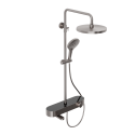Душевая система Abelsberg Intensa SNS52655BN с термостатом и полкой для ванны и душа, титан Душевая система Abelsberg Intensa SNS52655BN с термостатом и полкой для ванны и душа, титан