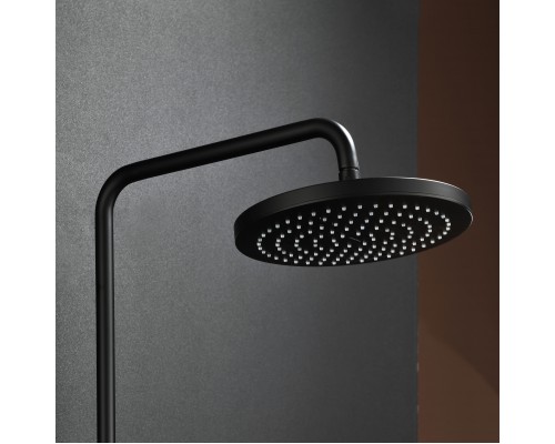 Душевая система Abelsberg Perfecta SNS61102MB термостат, д/ванны и душа, вулканический черный