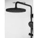 Душевая система Abelsberg Perfecta SNS61102MB термостат, д/ванны и душа, вулканический черный