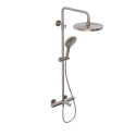 Душевая система Abelsberg Perfecta SNS61102BN с термостатом для ванны и душа, титан Душевая система Abelsberg Perfecta SNS61102BN с термостатом для ванны и душа, титан