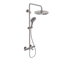 Душевая система Abelsberg Perfecta SNS61102BN с термостатом для ванны и душа, титан