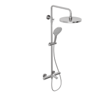 Душевая система Abelsberg Perfecta SNS61102CH с термостатом для ванны и душа, глянцевый хром
