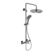 Душевая система Abelsberg Perfecta SNS61102GM термостат, д/ванны и душа, космическая сталь
