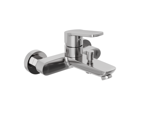 Смеситель д/ванны и душа Abelsberg UNF25747CH Lineara, глянцевый хром