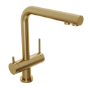 Смеситель для кухни Abelsberg Pura UVF70929BG с возможностью подключения фильтра для воды, цвет королевское золото, PVD покрытие Смеситель для кухни Abelsberg Pura UVF70929BG с возможностью подключения фильтра для воды, цвет королевское золото, PVD покрытие
