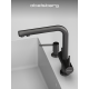 Смеситель д/кухни Abelsberg Pura UVF70929GM с фильтром д/воды, цвет космическая сталь