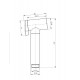 Лейка для гигиенического душа ALLENDORF AD-7703 Brushed Nickeld