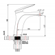 Комплект мебели Art Decco Andy AAN12W11D2MF, 120 см, белый дуб