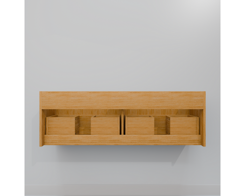 Комплект мебели Art Decco Andy AAN12W11D2MF, 120 см, белый дуб