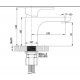 Комплект мебели Art Decco Andy AAN12W11D1MF, 120 см, белый дуб
