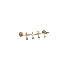 Полотенцедержатель 4 крючка Ganzer GZ31074-D бронза