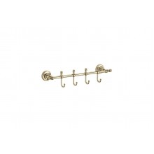 Полотенцедержатель 4 крючка Ganzer GZ31074-E золото