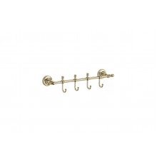 Полотенцедержатель 4 крючка Ganzer GZ31074-E золото