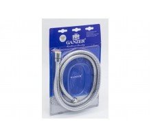 Шланг для выдвижной лейки 200см 1/2 - 3/8 ВР Ganzer GZ80200, хром