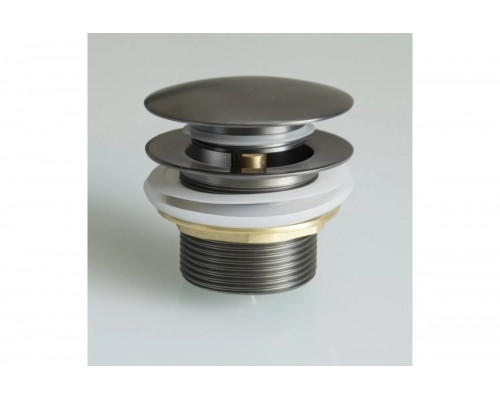 Донный клапан для ванны 1*1/2 Ganzer F-03Q графит Донный клапан для ванны 1*1/2 Ganzer F-03Q графит