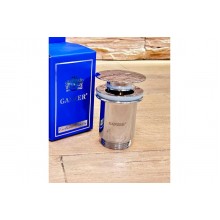 Донный клапан с переливом 1*1/4 Ganzer F-2 хром