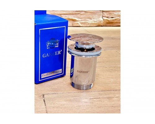 Донный клапан с переливом 1*1/4 Ganzer F-2 хром Донный клапан с переливом 1*1/4 Ganzer F-2 хром