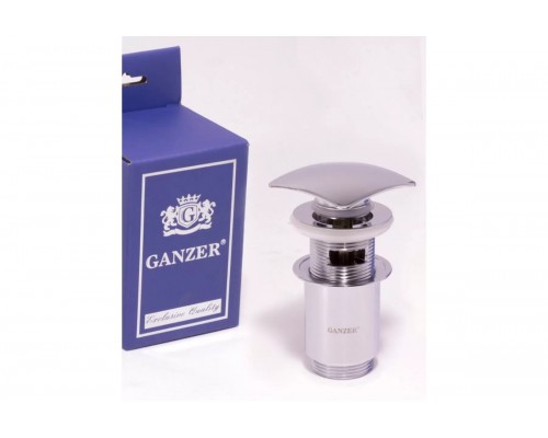 Донный клапан с переливом 1*1/4 Ganzer F-8 хром Донный клапан с переливом 1*1/4 Ganzer F-8 хром