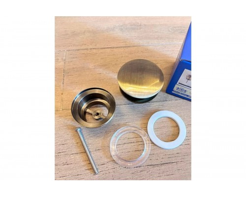 Донный клапан для раковины 1*1/4 Ganzer F-09D бронза
