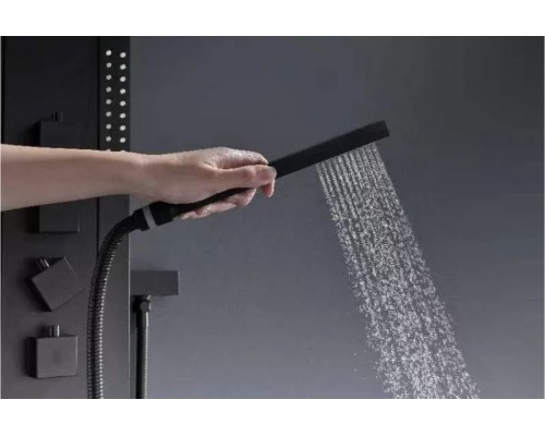 Душевая панель, водопад GANZER GZ01168-C черный Душевая панель, водопад GANZER GZ01168-C черный
